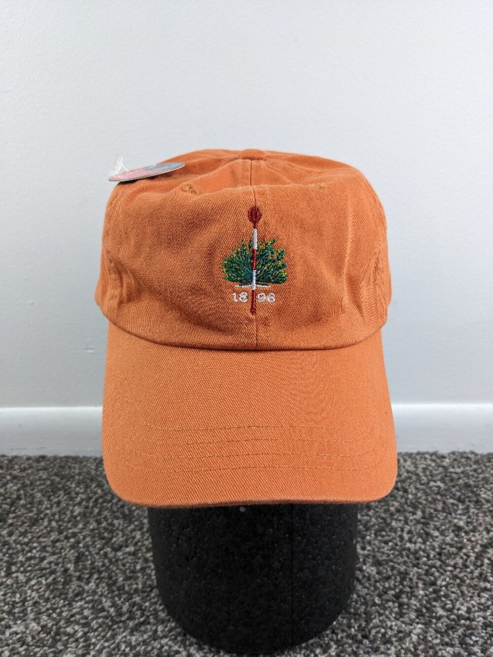 NWT Merion Golf Club Hat Cap Imperial Cotton Strapback Orange